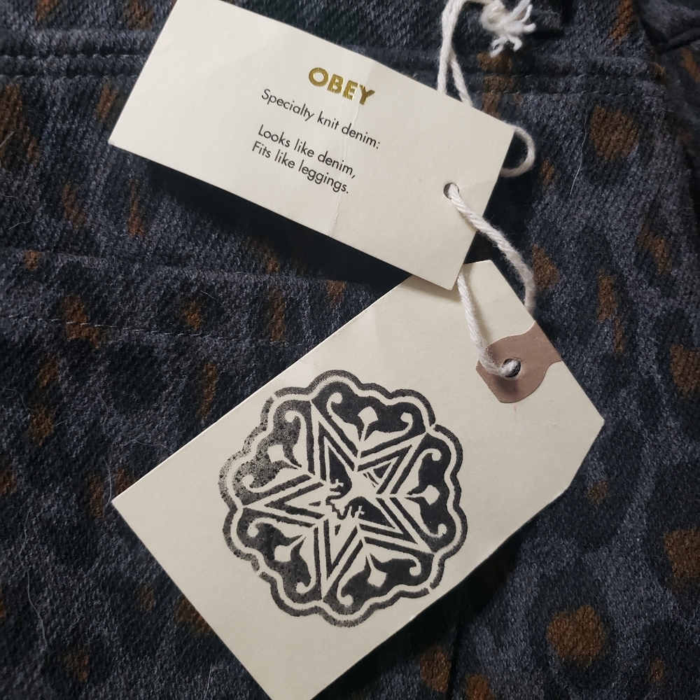 Obey Propaganda NWT Sz 26 Lean&Mean Jegggings - Picture 14 of 16